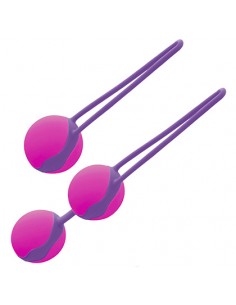 Set Bolas Chinas Liebe Lila/Fucsia