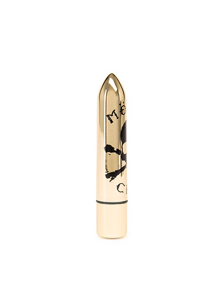Motley Crue Classic Skull 10 Function Bullet Vibrator Gold