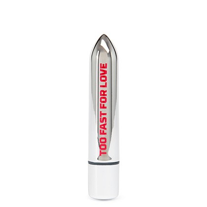 Motley Crue Too Fast For Love 10 Function Bullet Vibrator Silver