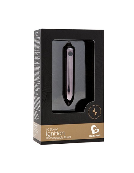 Ignition Recargable 10 Velocidades Gun Metal