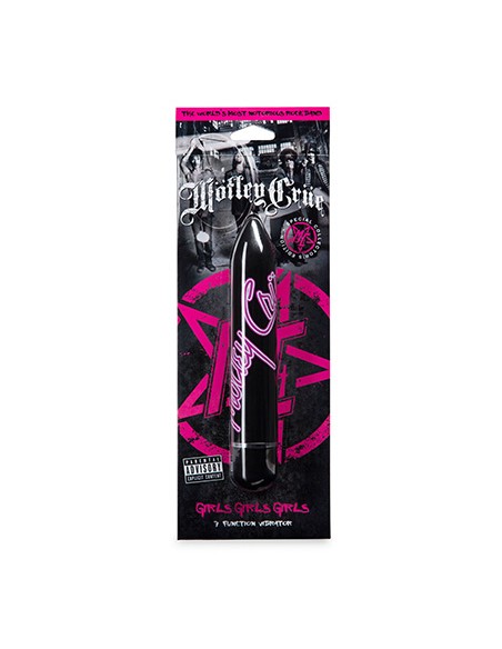 Motley Crue Girls Girls Girls Large 7 Function Vibrator Black