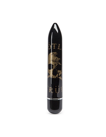 Motley Crue Class Skull 7 Function Vibrator Black