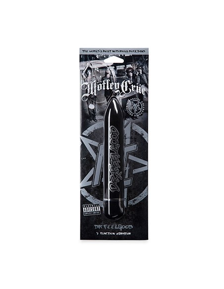 Motley Crue Design Dr Feelgood 7 Function Vibrator Black