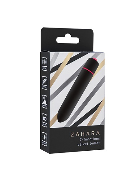 7 Functions Velvet  Bullet Black