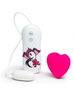 7 Function Silicone Pink Heart Clitoral Vibrator