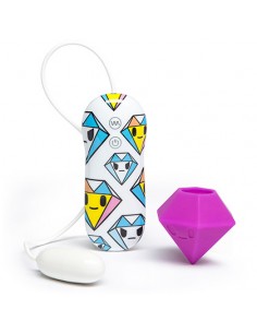 7 Function Silicone Purple Diamond Clitoral Vibrator