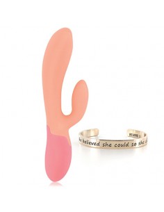 Rianne S - Xena Rabbit Vibrator Peach & Coral