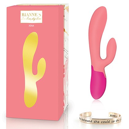 Rianne S - Xena Rabbit Vibrator Coral & French Rose