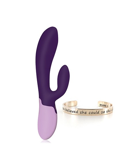 Rianne S - Xena Rabbit Vibrator Deep Purple & Lilac