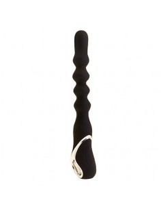 10 Speed Anal vibrator w/ Crazy Button - BLACK 