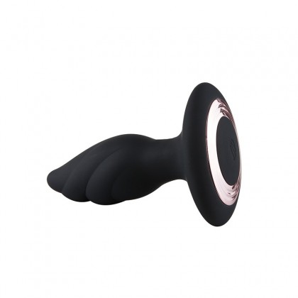 Anal Plug Revolt w/remote - Black