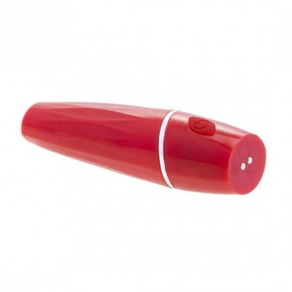 Lipstick Vibrator Rechargeable - Red/Red