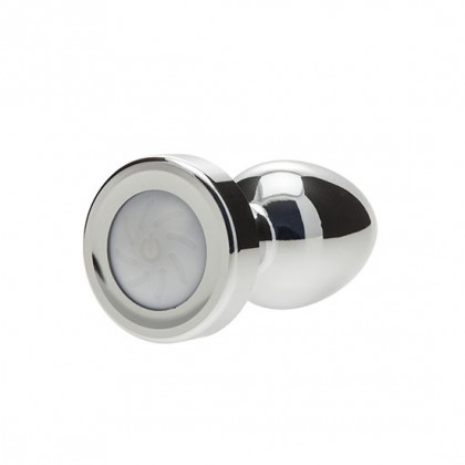 Anal Plug w/LED - Silver