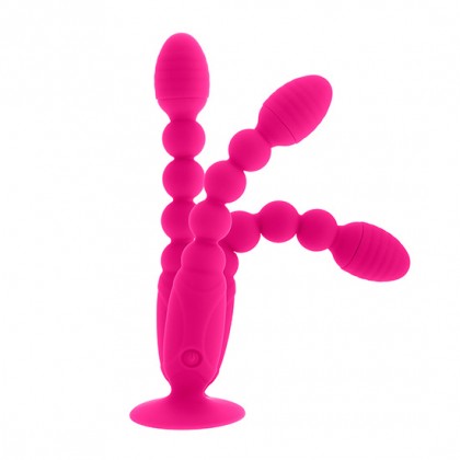 Anal Vibrator w/Remote 2 motors USB...