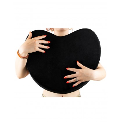 Heart Pillow Negro