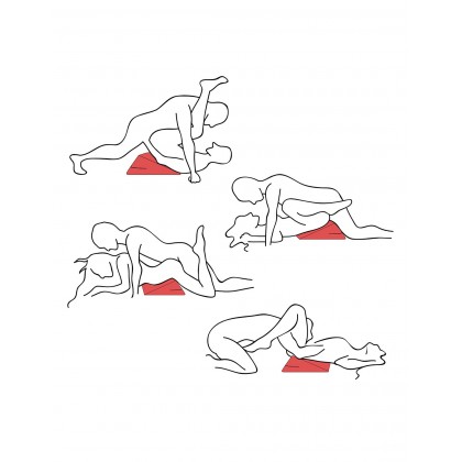Wedge Pillow Rojo